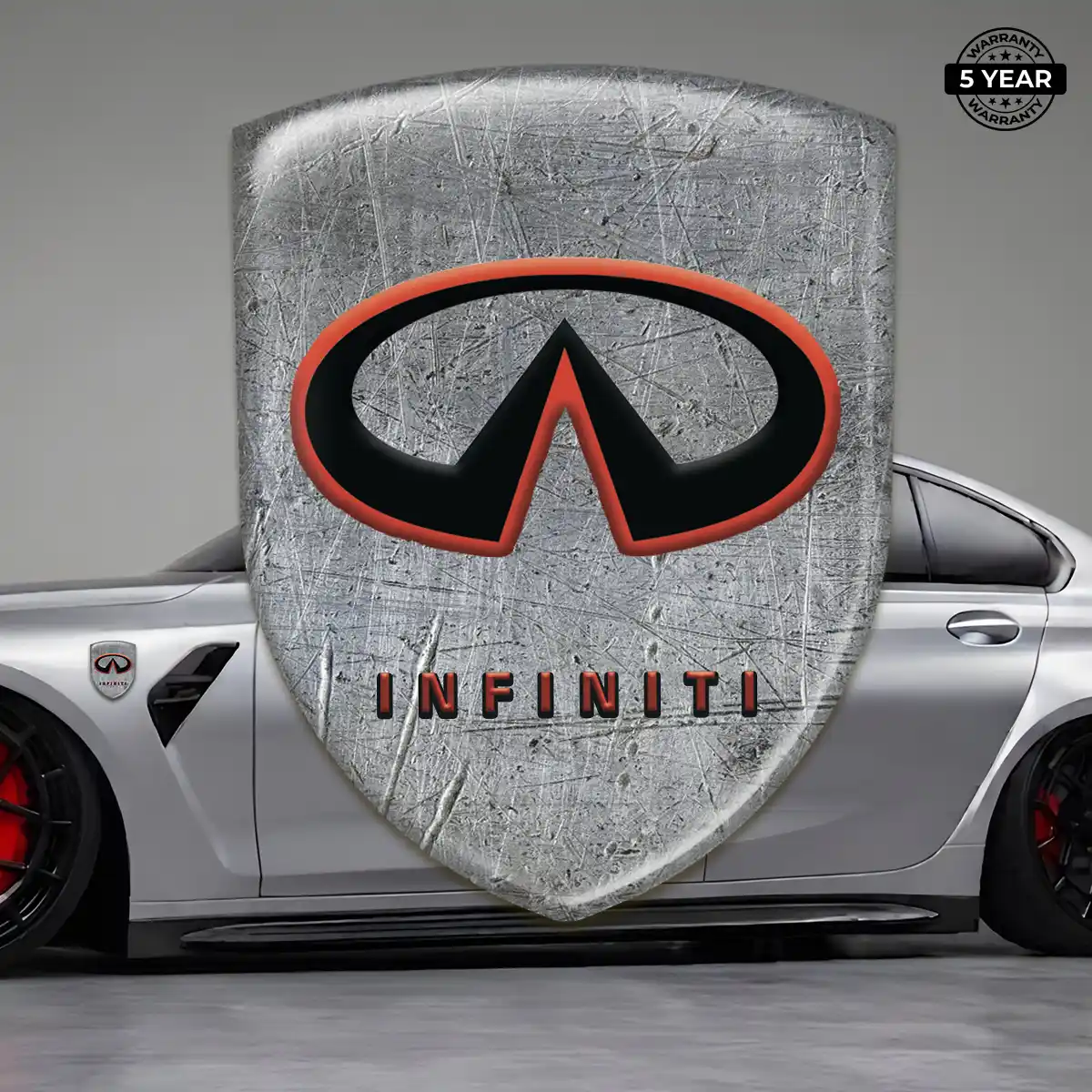 Infiniti Domed Logo Sticker Auto Tuning