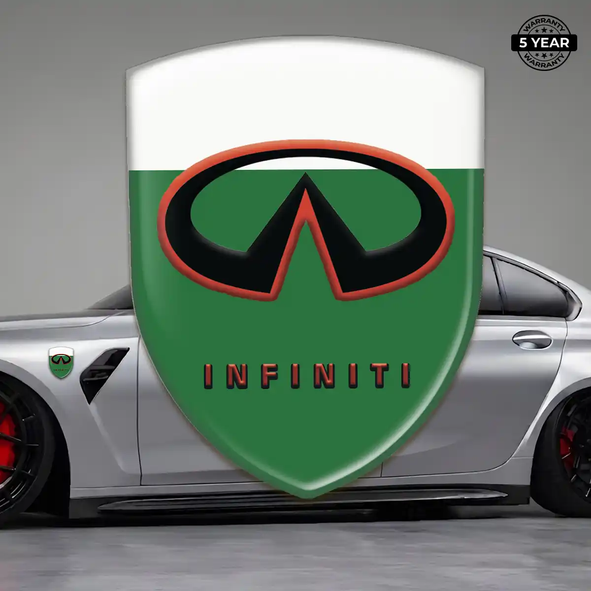 Infiniti Domed Logo Sticker Cabin Style
