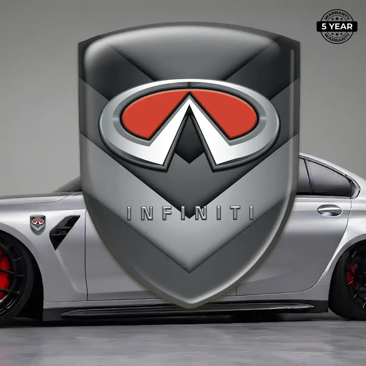 Infiniti Domed Logo Sticker Deluxe Edition