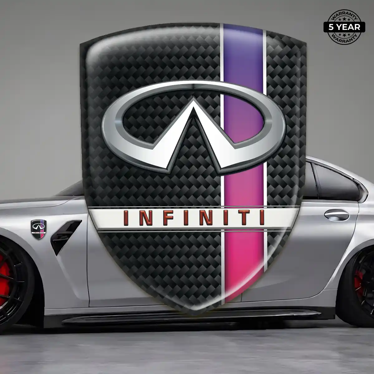 Infiniti Domed Logo Sticker Elite Edition