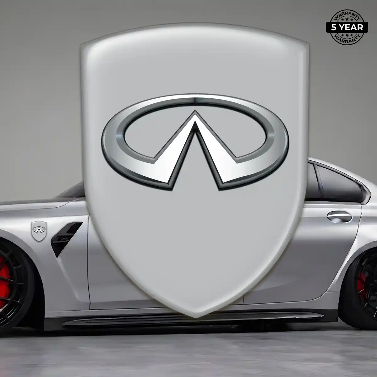 Infiniti Domed Logo Sticker Elite Finish