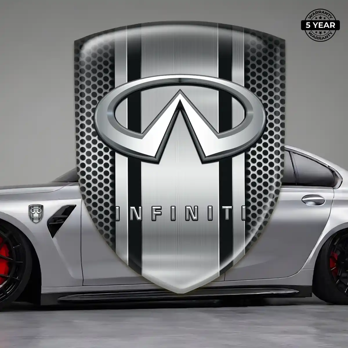 Infiniti Domed Logo Sticker Exclusive Series