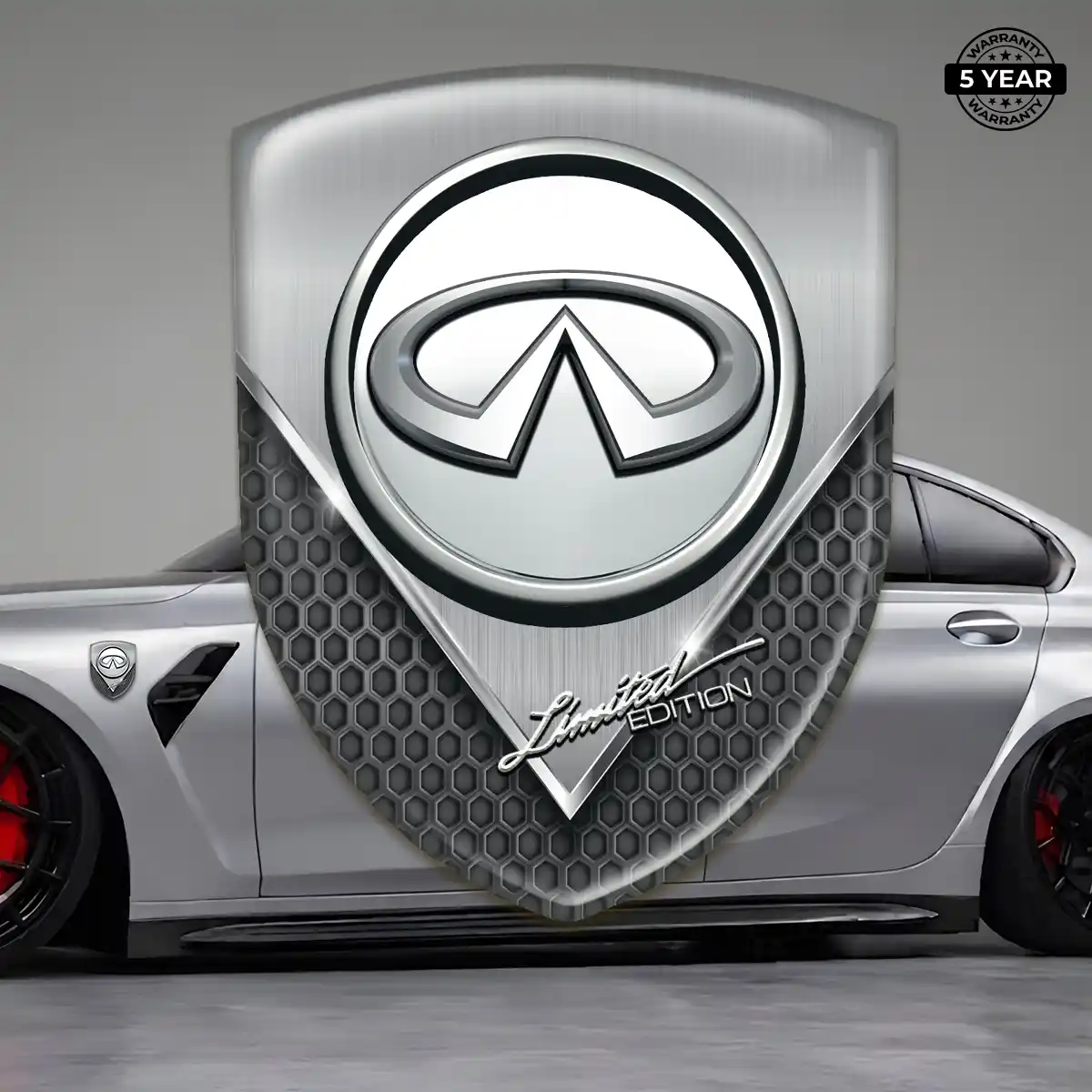 Infiniti Domed Logo Sticker Exterior Luxe