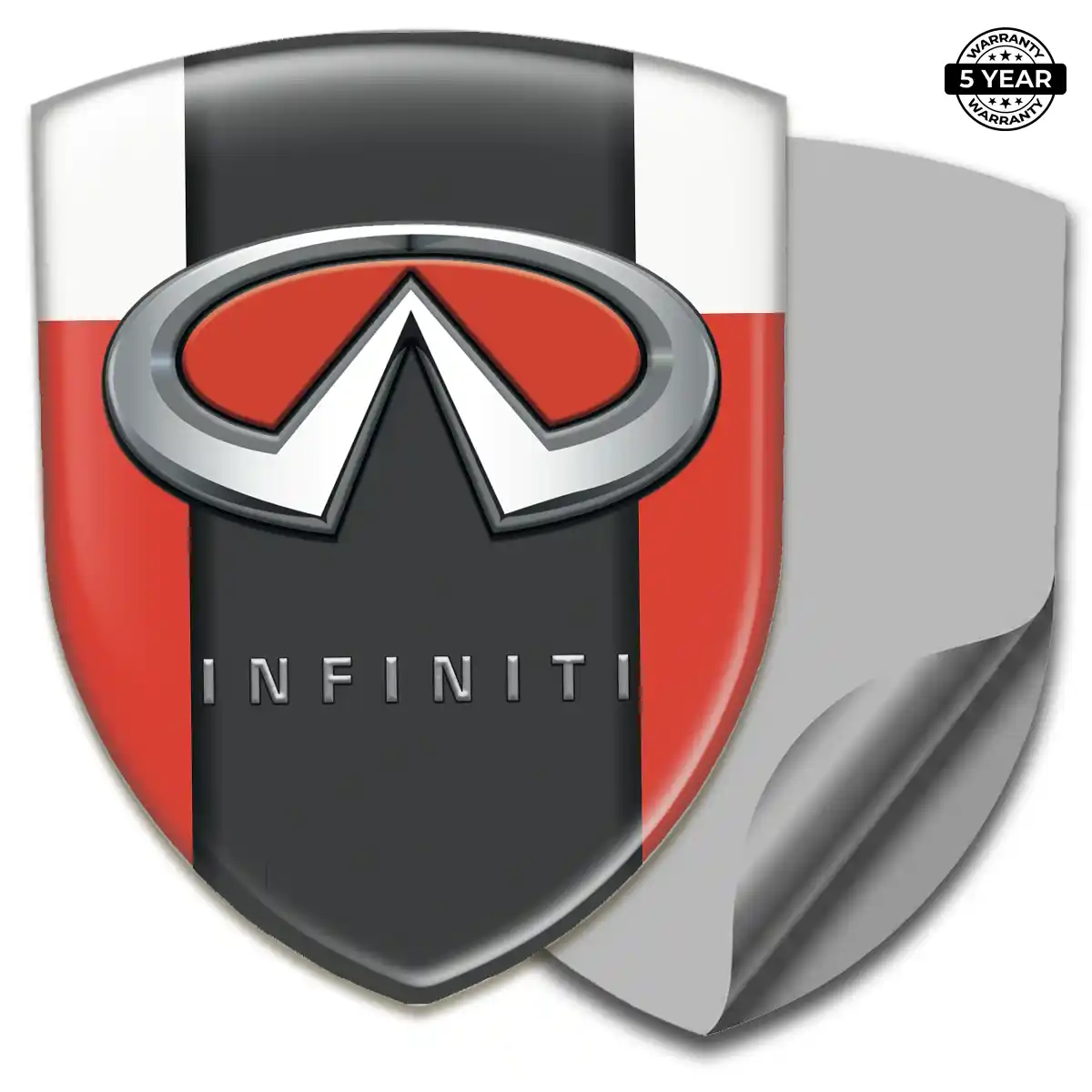 Infiniti Domed Logo Sticker Interior Elegance