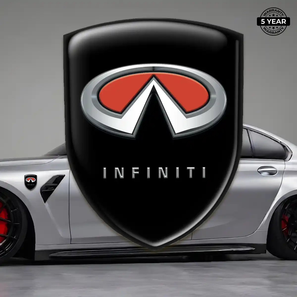 Infiniti Domed Logo Sticker Outer Style