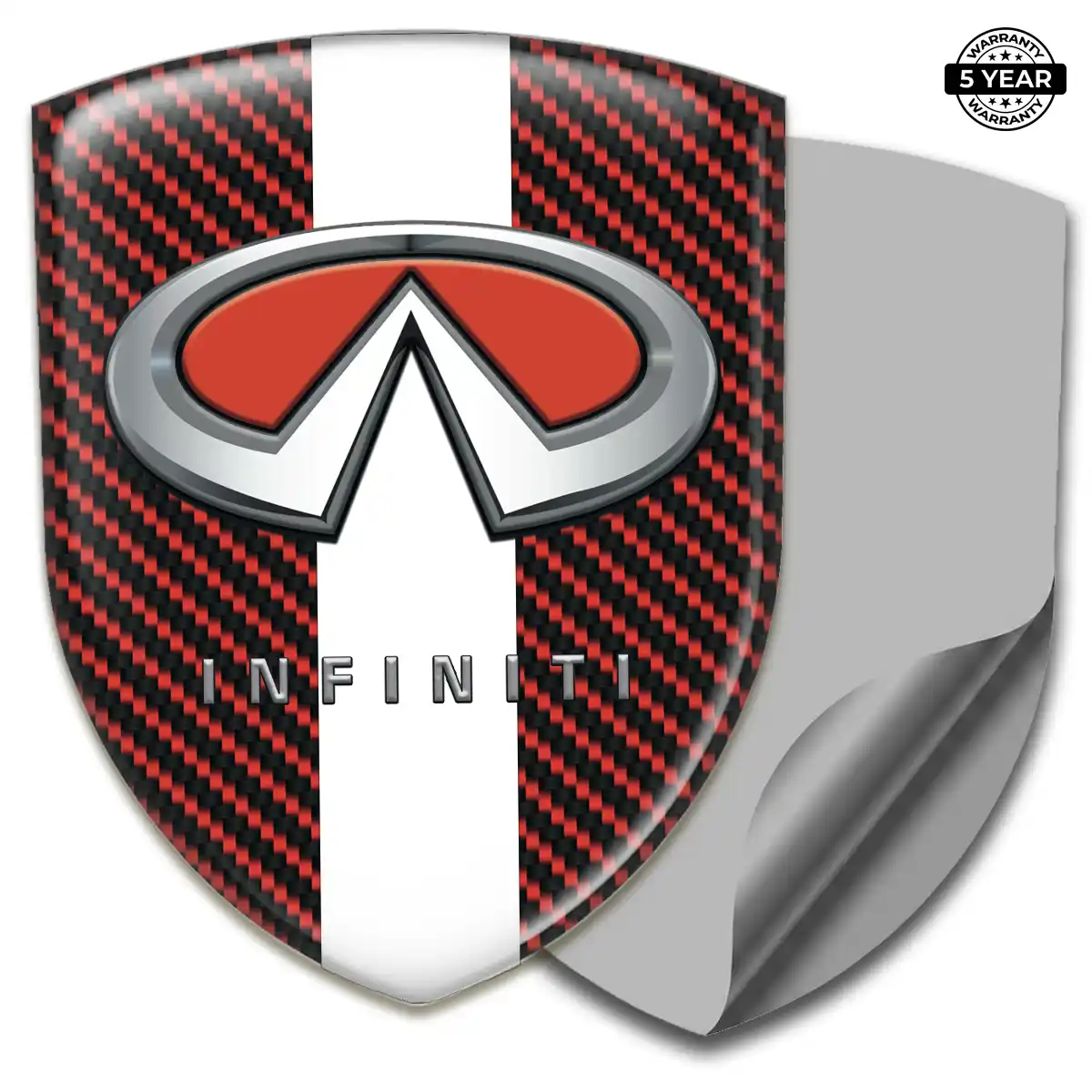 Infiniti Domed Logo Sticker Performance Style
