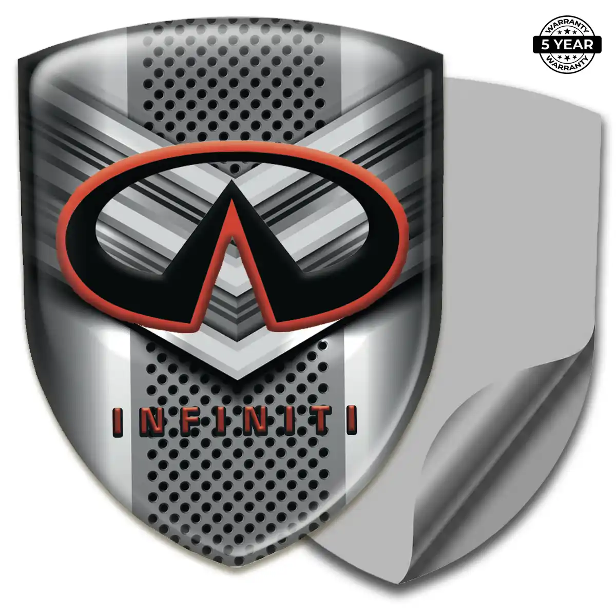 Infiniti Domed Logo Sticker Premium Dome