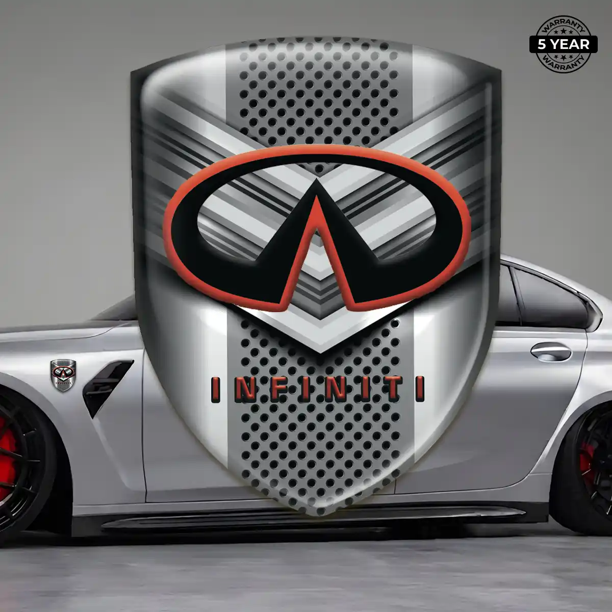 Infiniti Domed Logo Sticker Premium Dome