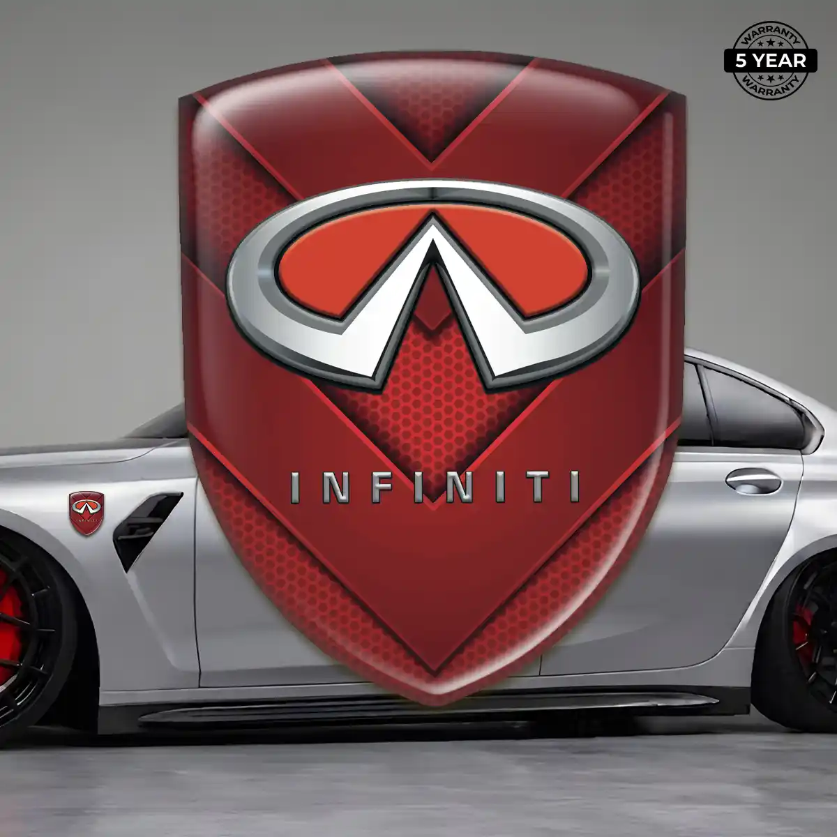 Infiniti Domed Logo Sticker Signature Grade