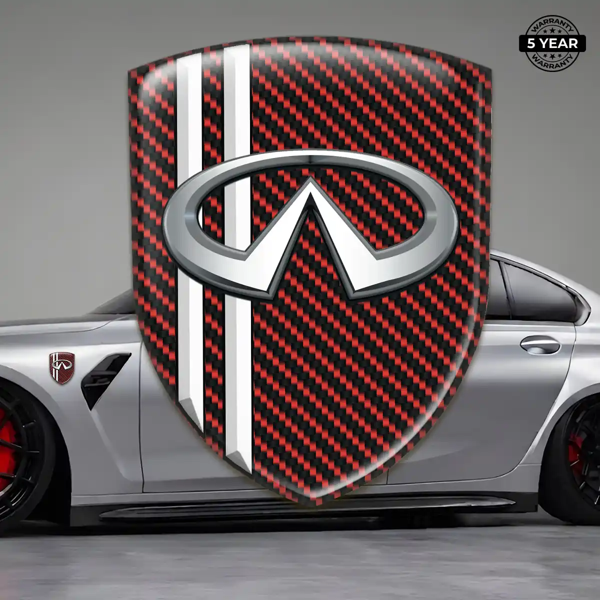 Infiniti Domed Logo Sticker Sport Tuning
