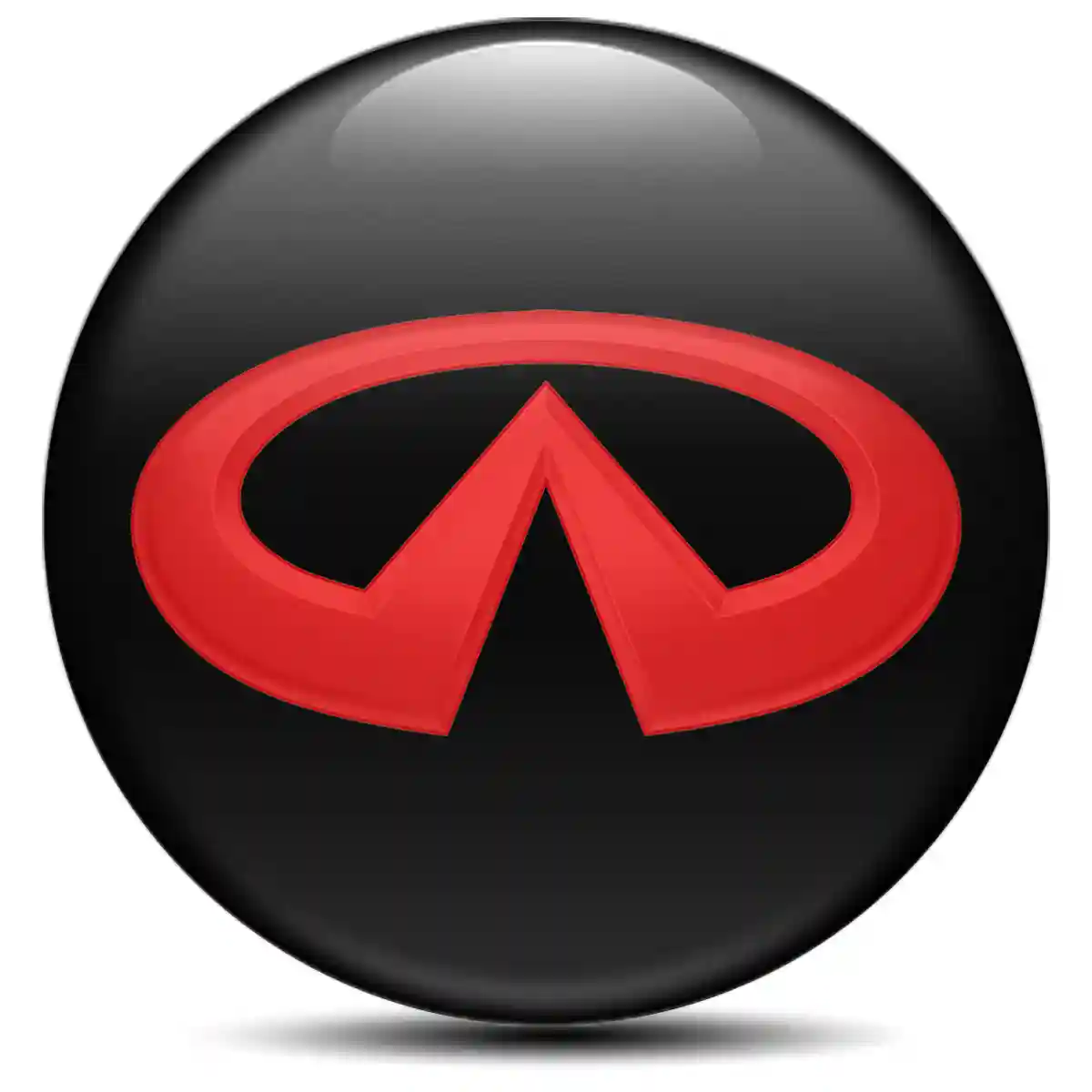Infiniti Domed Sticker Sleek Style
