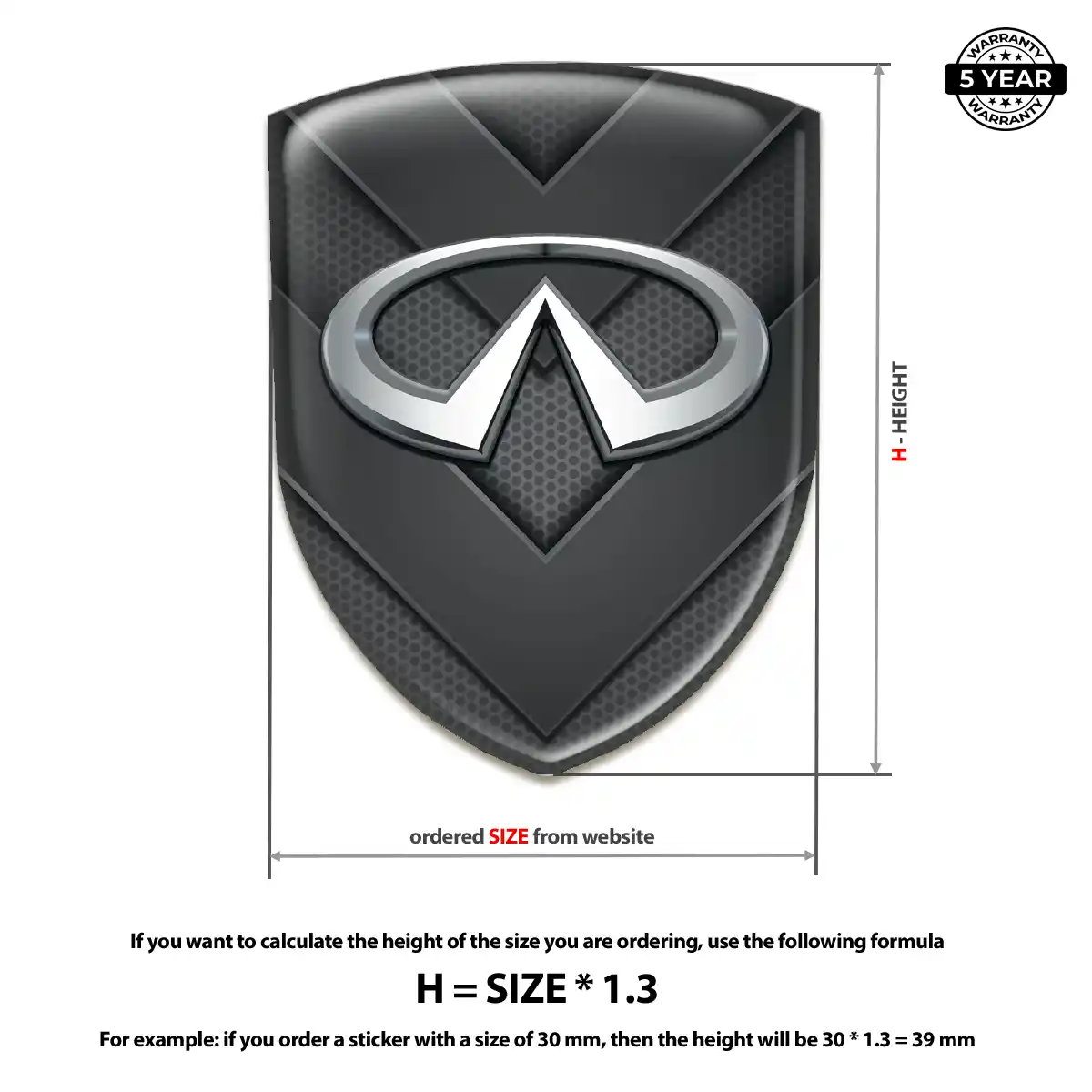 Infiniti Emblem Badge Elite Edition