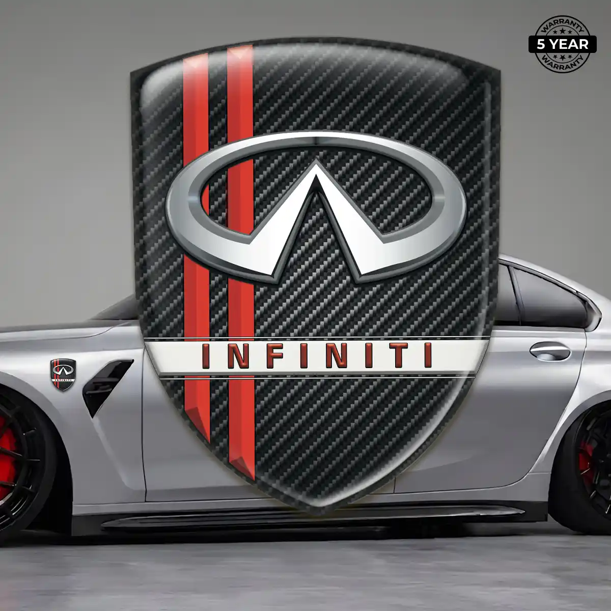 Infiniti Emblem Badge Elite Finish