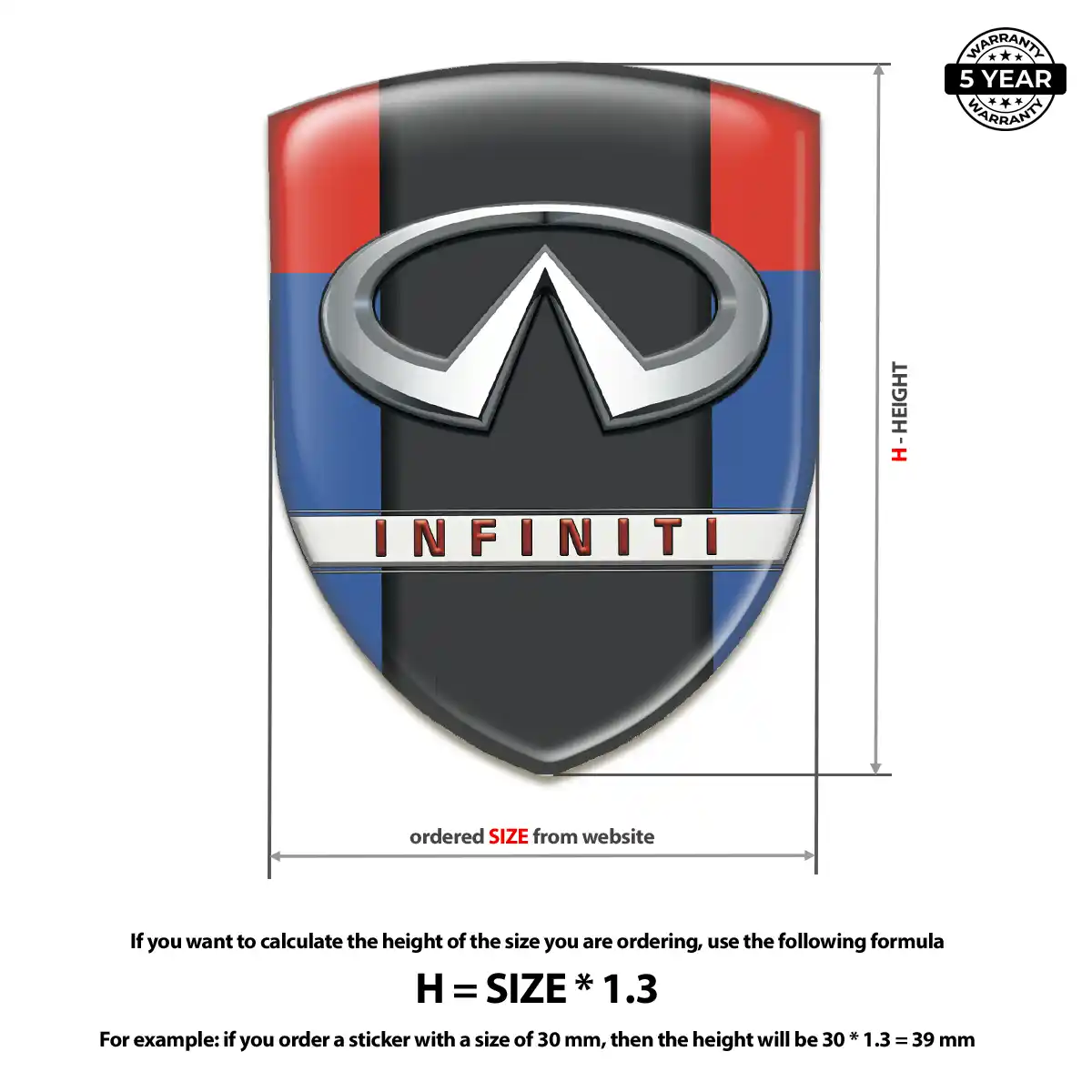 Infiniti Emblem Badge Exterior Luxe