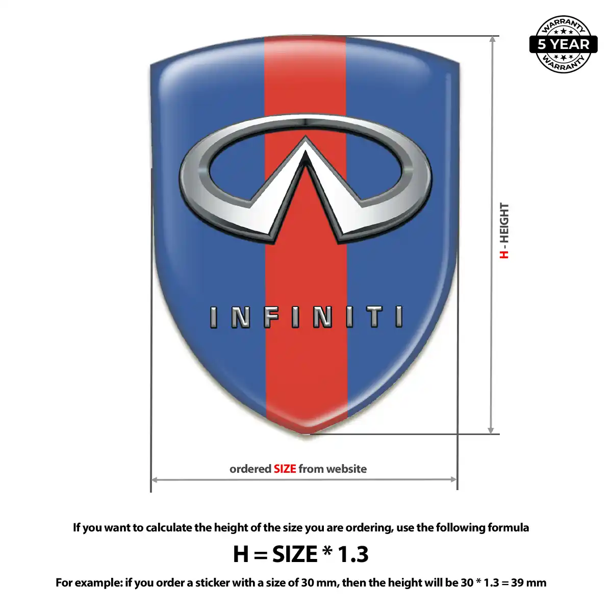 Infiniti Emblem Badge Interior Luxe