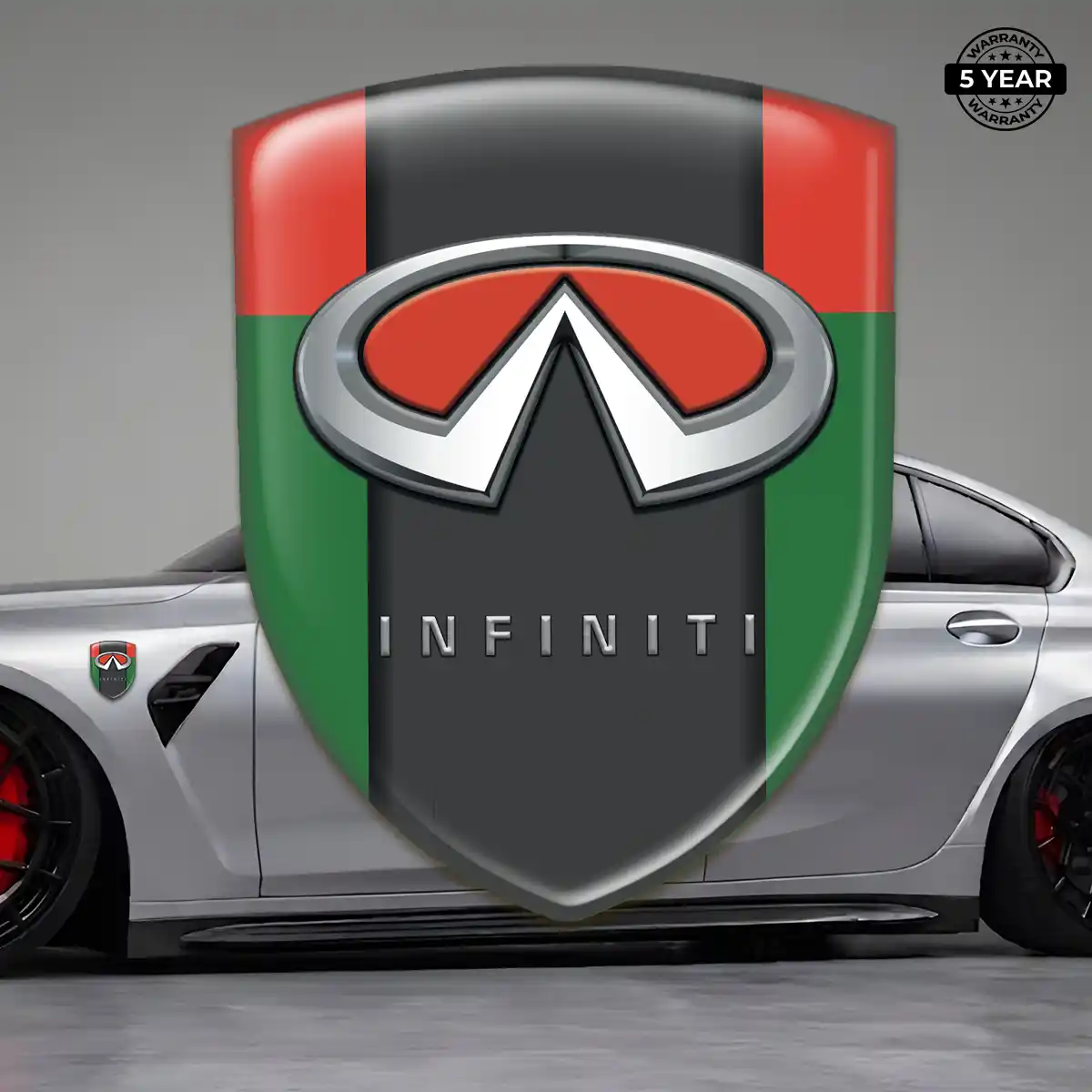 Infiniti Emblem Badge Logo Outer Style