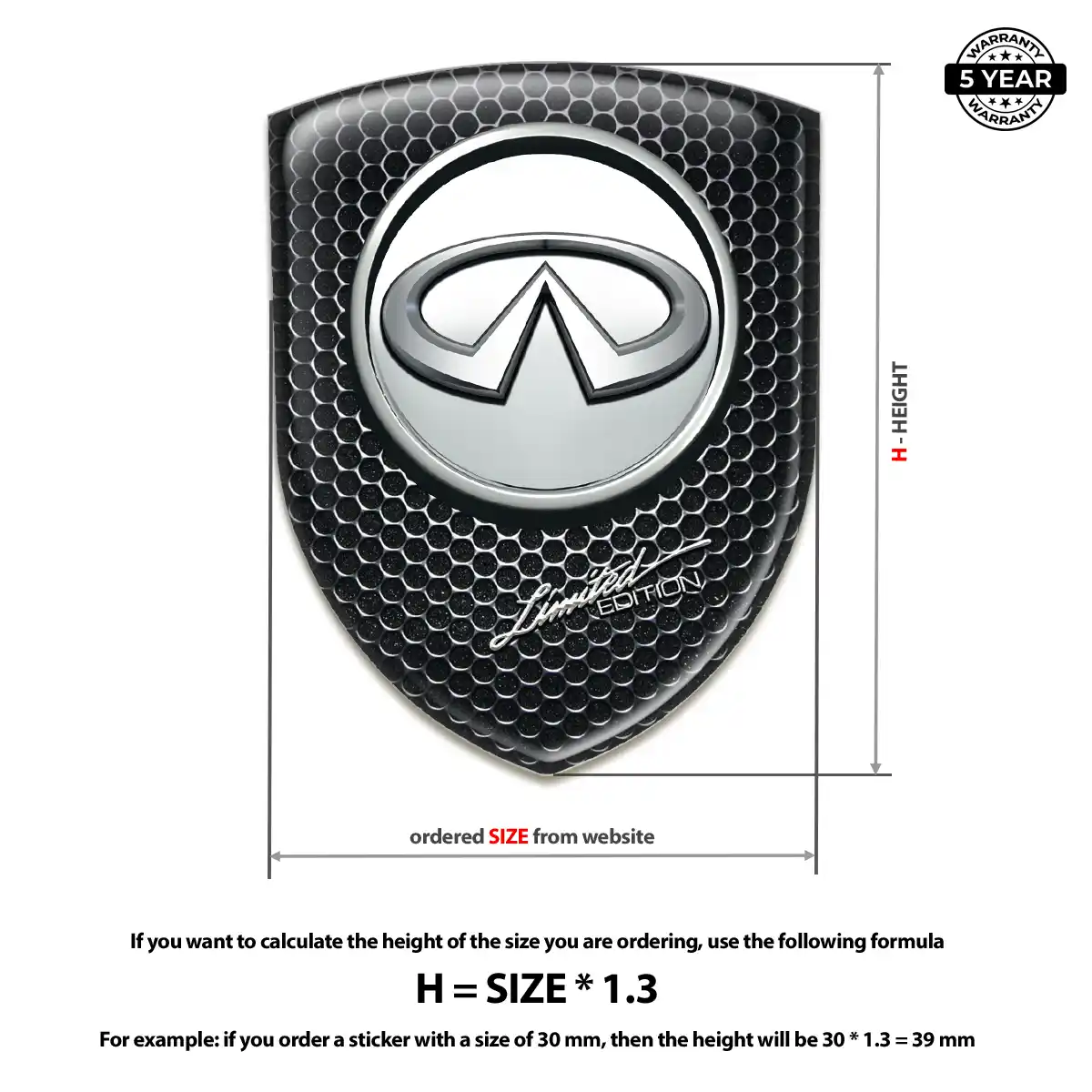 Infiniti Emblem Badge Logo Refined Design