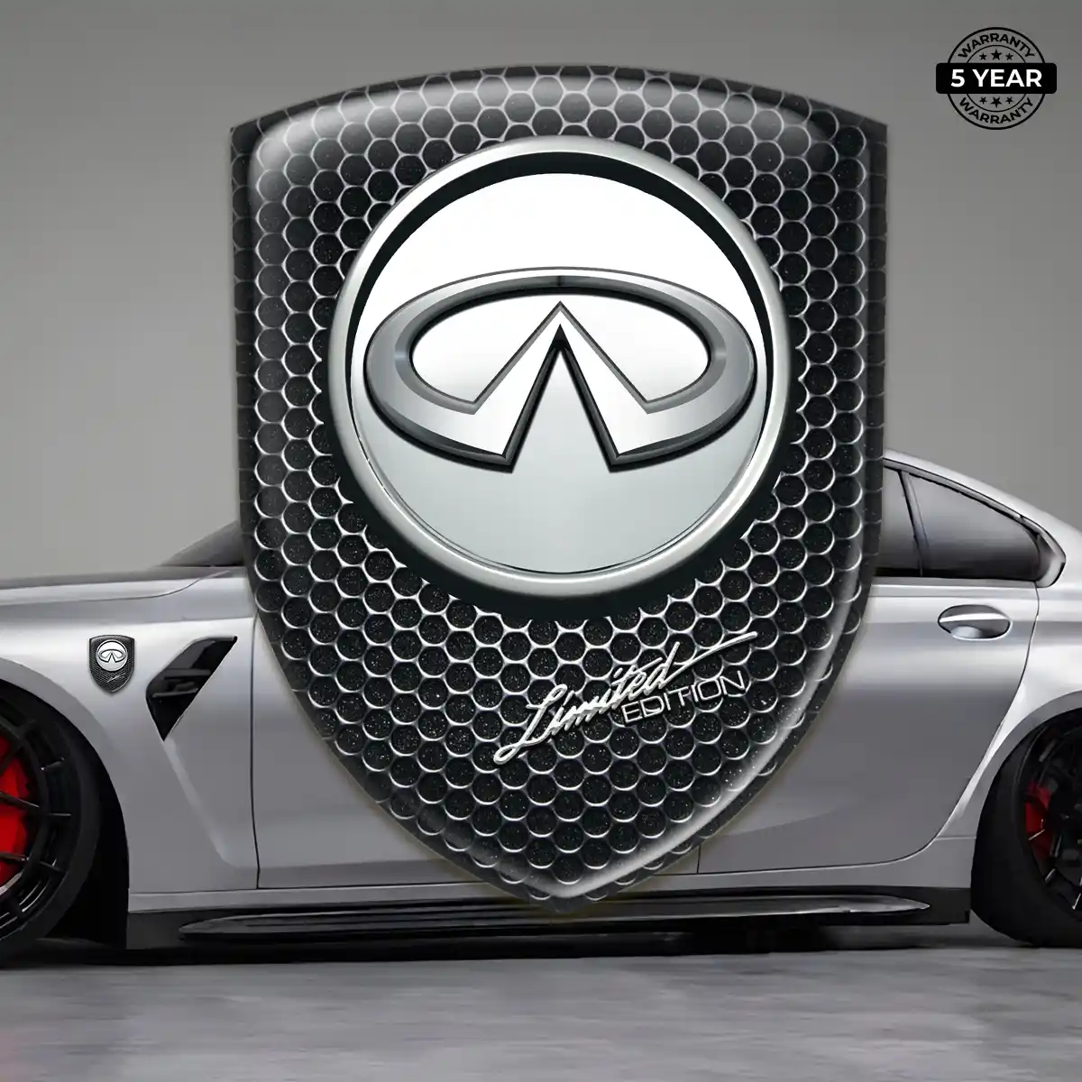 Infiniti Emblem Badge Logo Refined Design