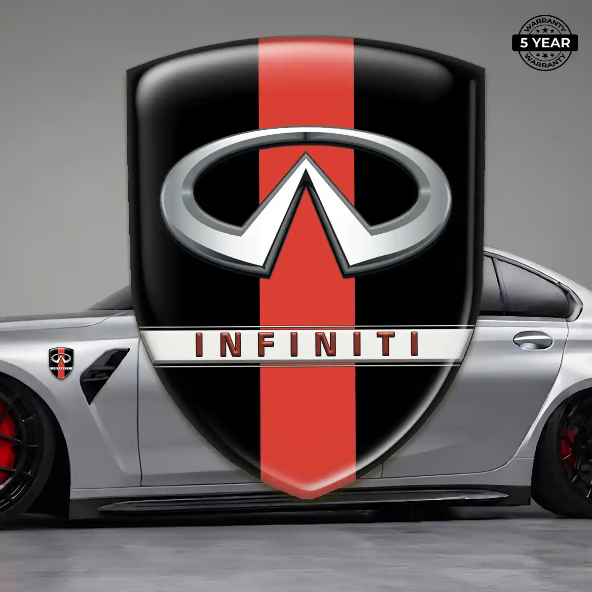 Infiniti Emblem Badge Outer Style