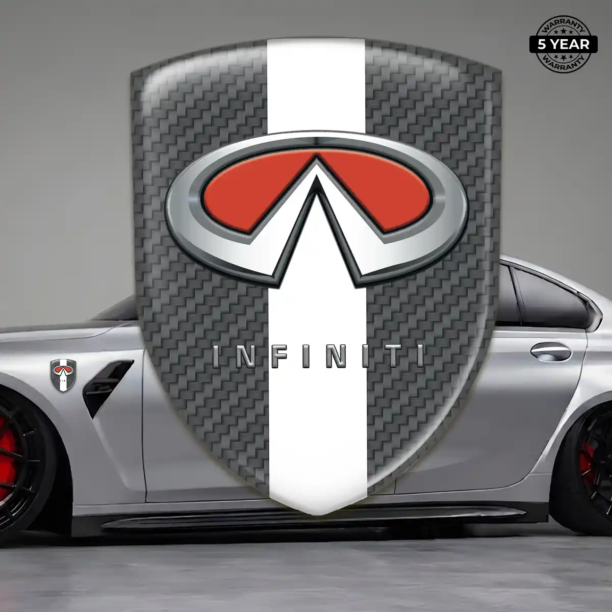 Infiniti Emblem Badge Premium Dome