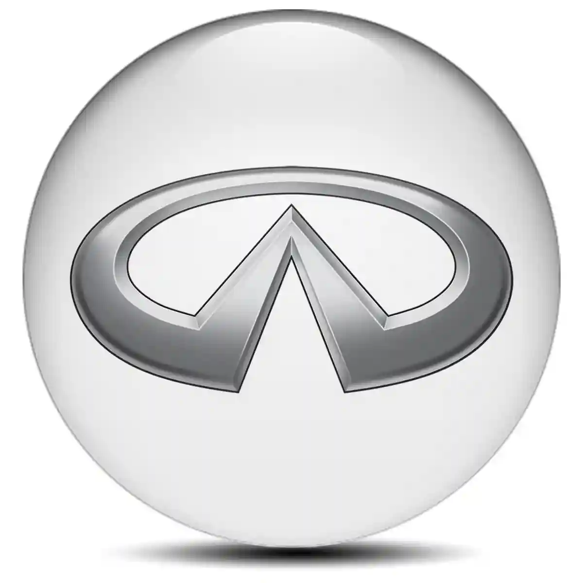 Infiniti Emblem Badge Self-Adhesive Sleek Style