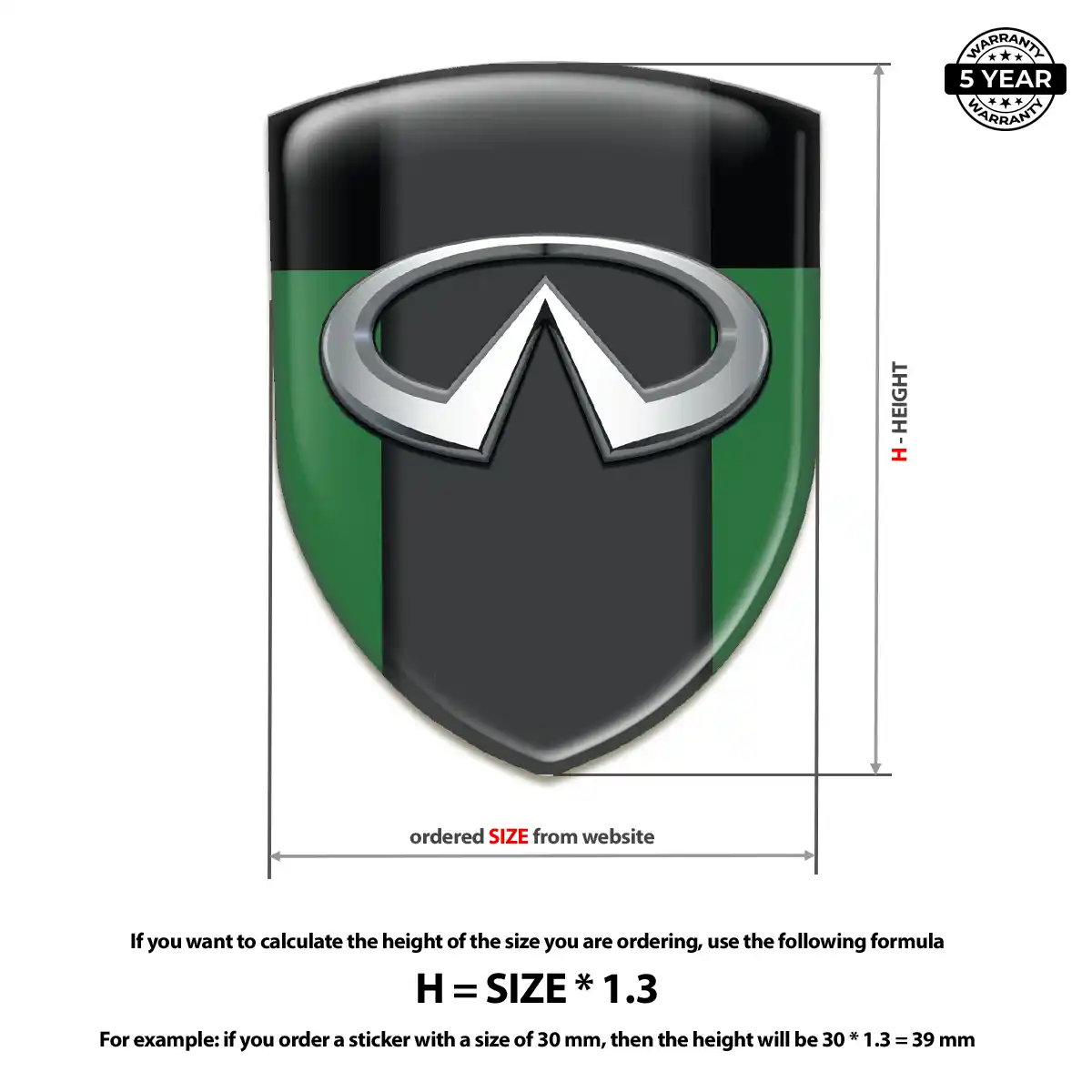 Infiniti Emblem Badge Superior Craft
