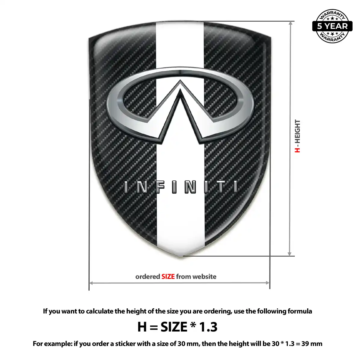 Infiniti Emblem Crest Cabin Style