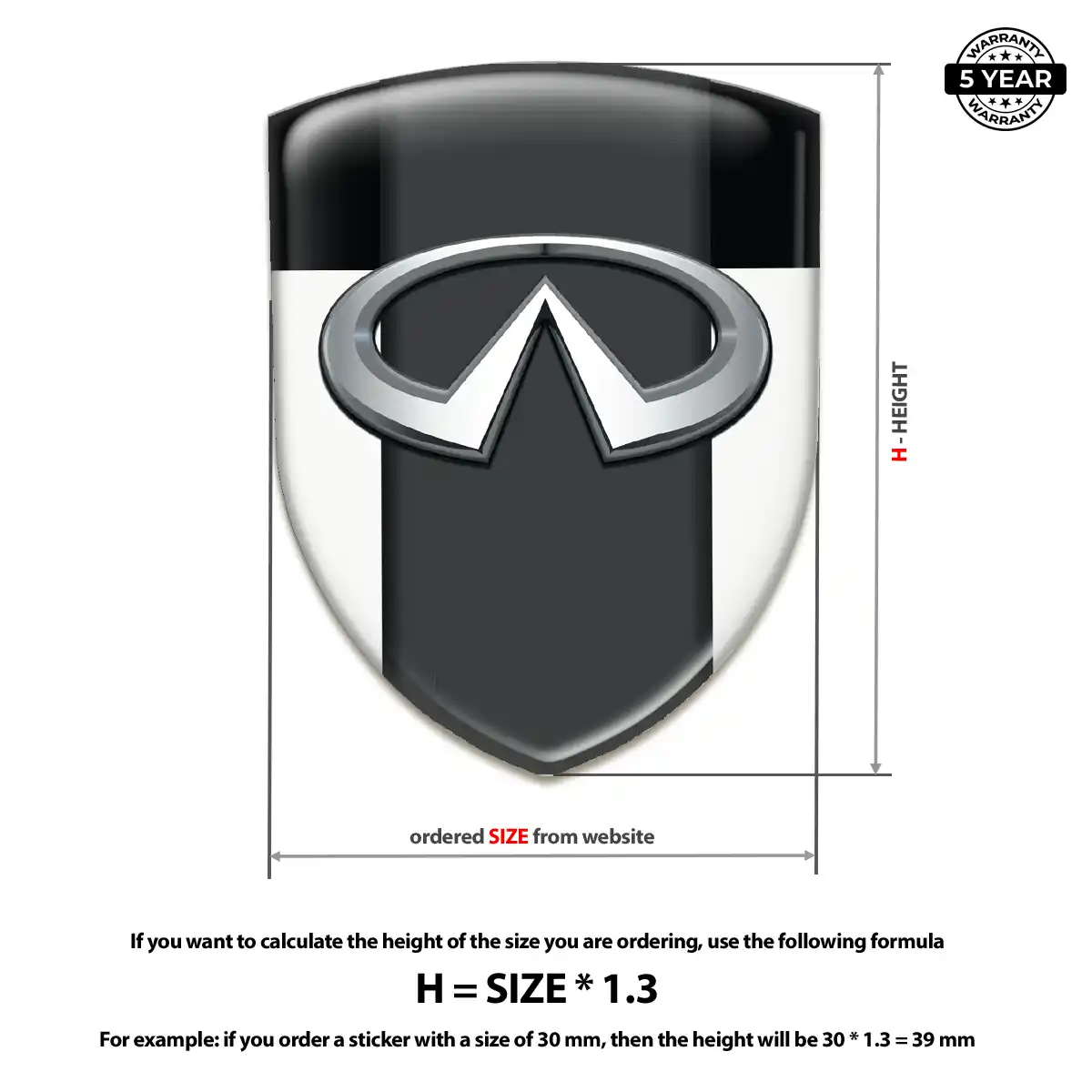 Infiniti Emblem Crest Deluxe Edition