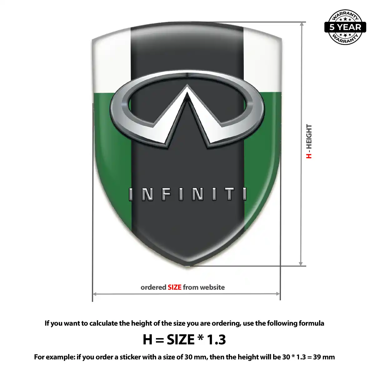 Infiniti Emblem Crest Exterior Luxe