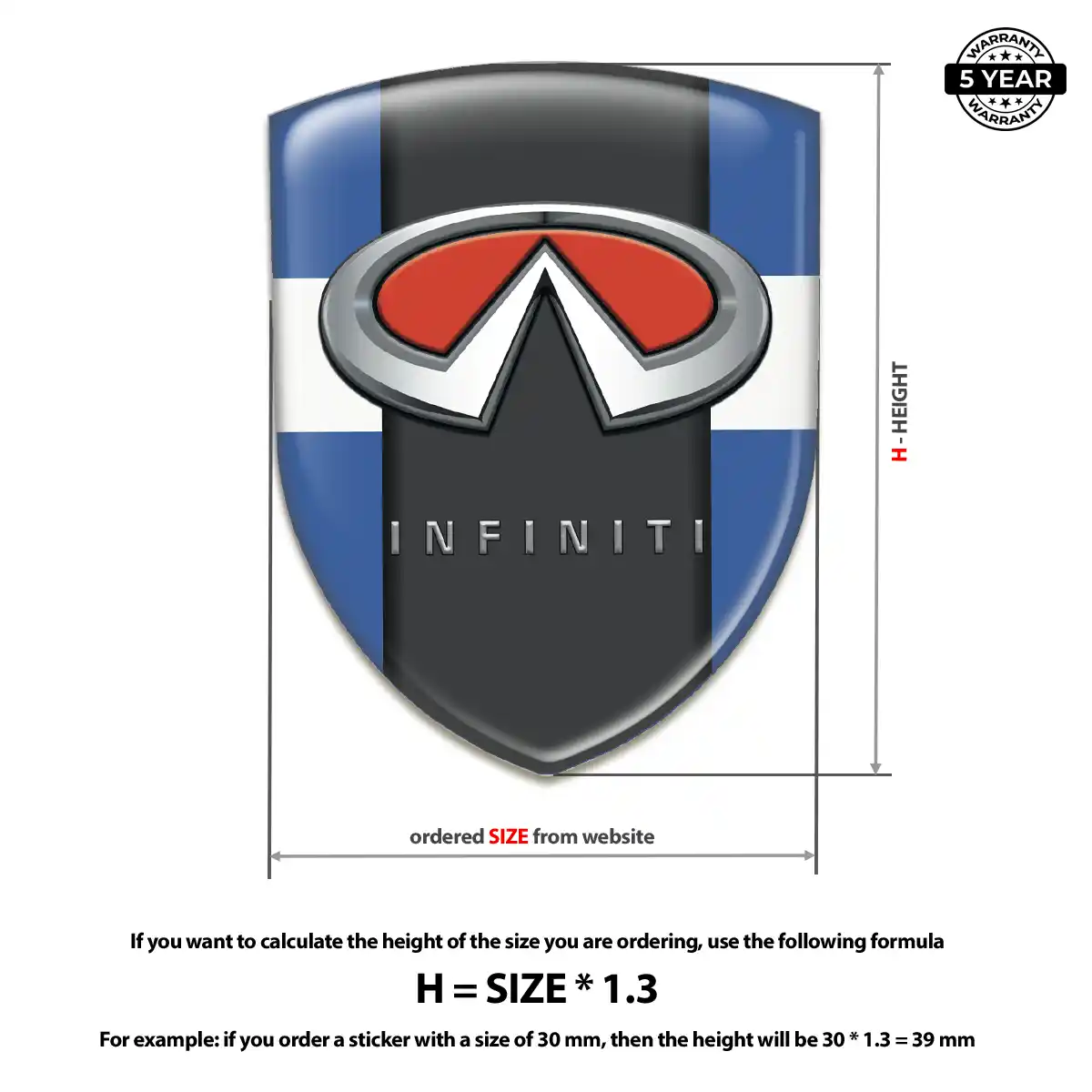 Infiniti Emblem Crest Interior Luxe