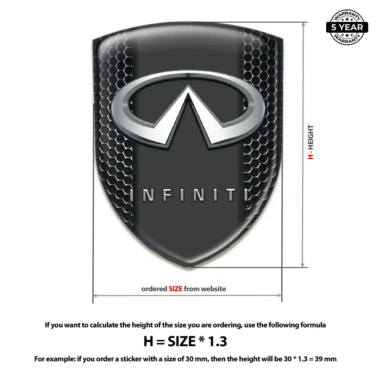 Infiniti Emblem Crest Noble Edition