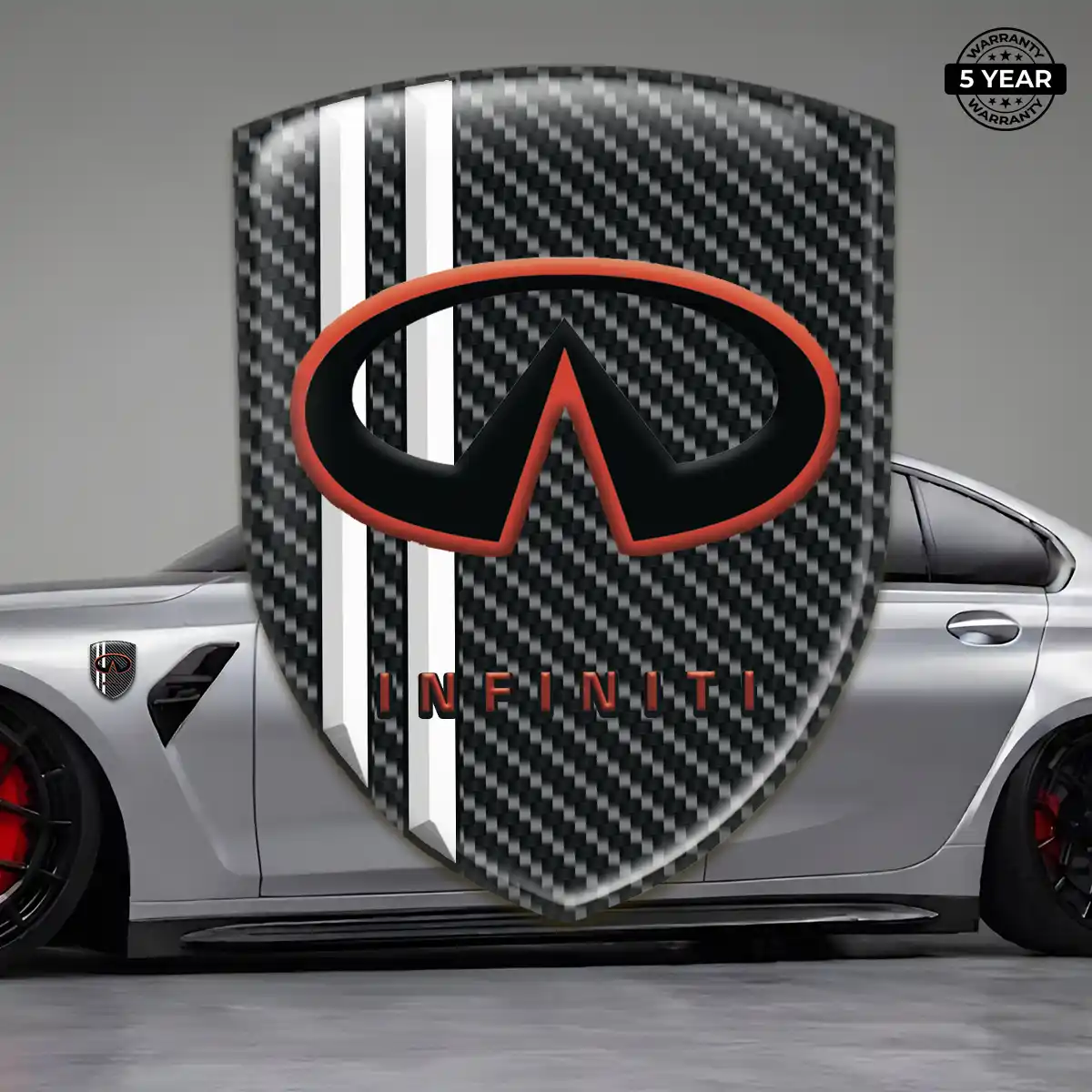 Infiniti Emblem Crest Performance Style