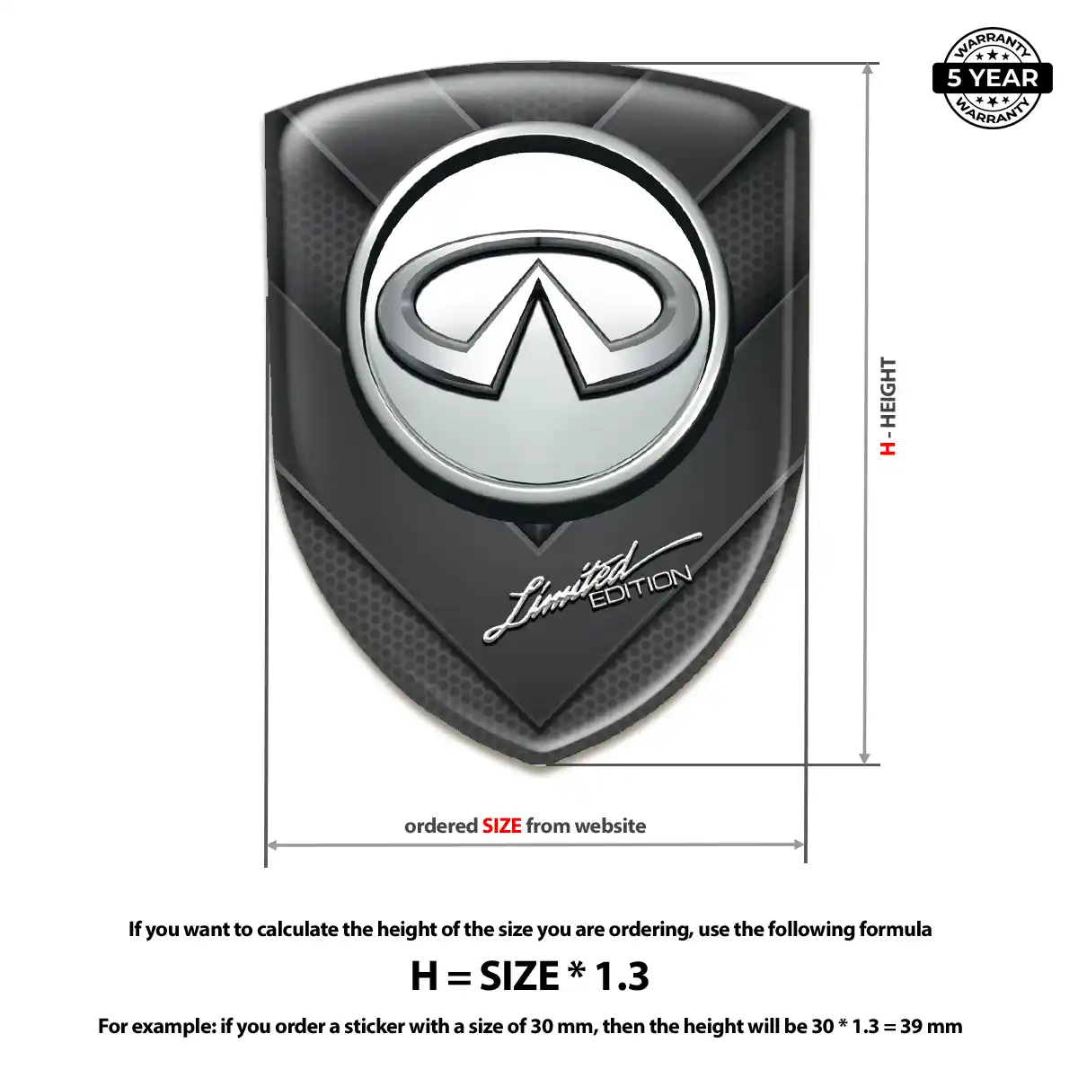 Infiniti Emblem Crest Refined Design