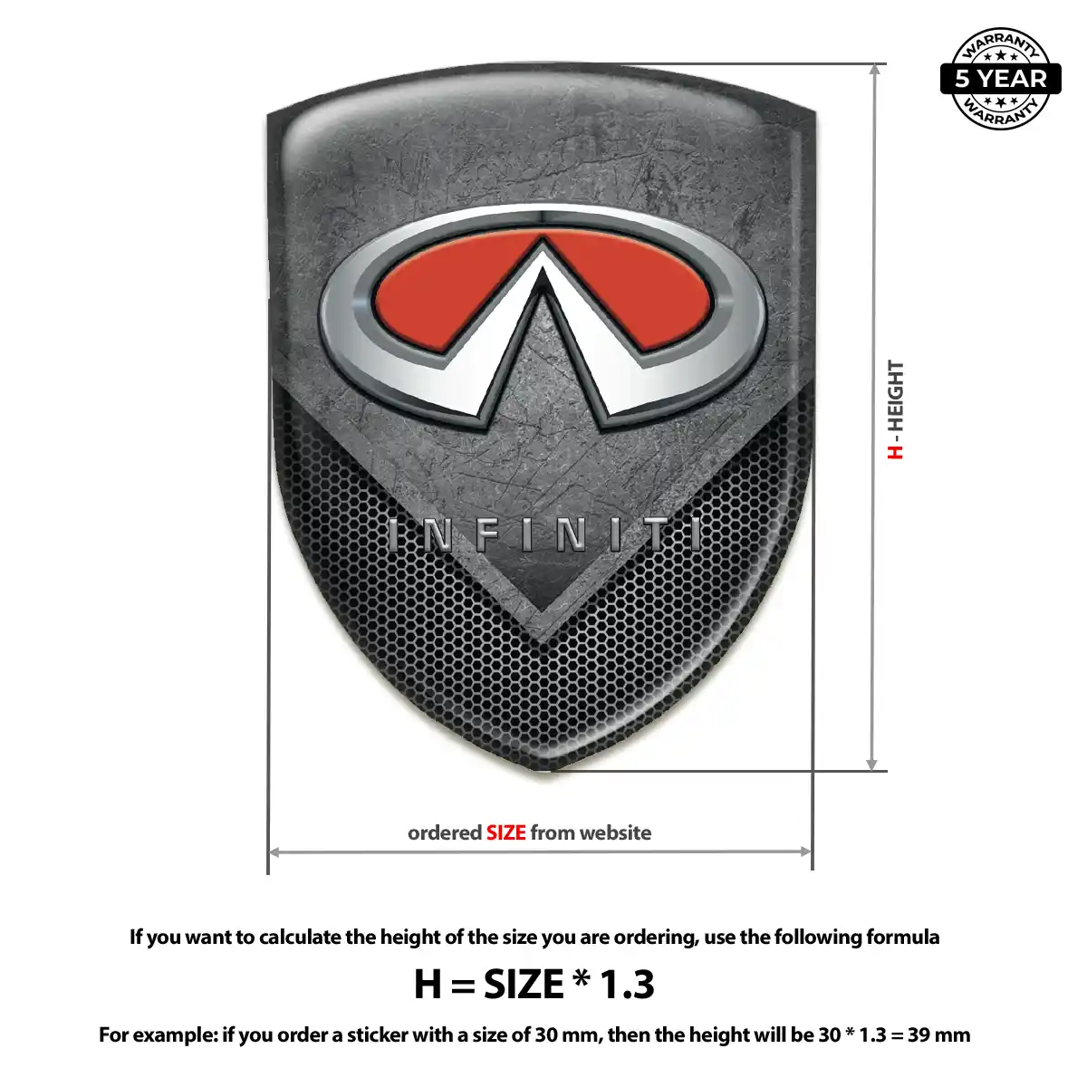 Infiniti Emblem Crest Sport Tuning