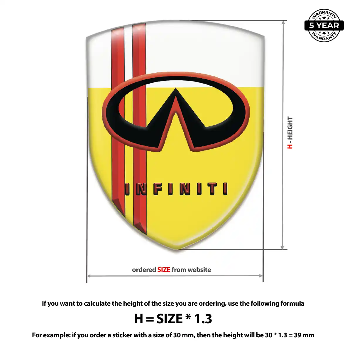 Infiniti Emblem Crest Superior Craft