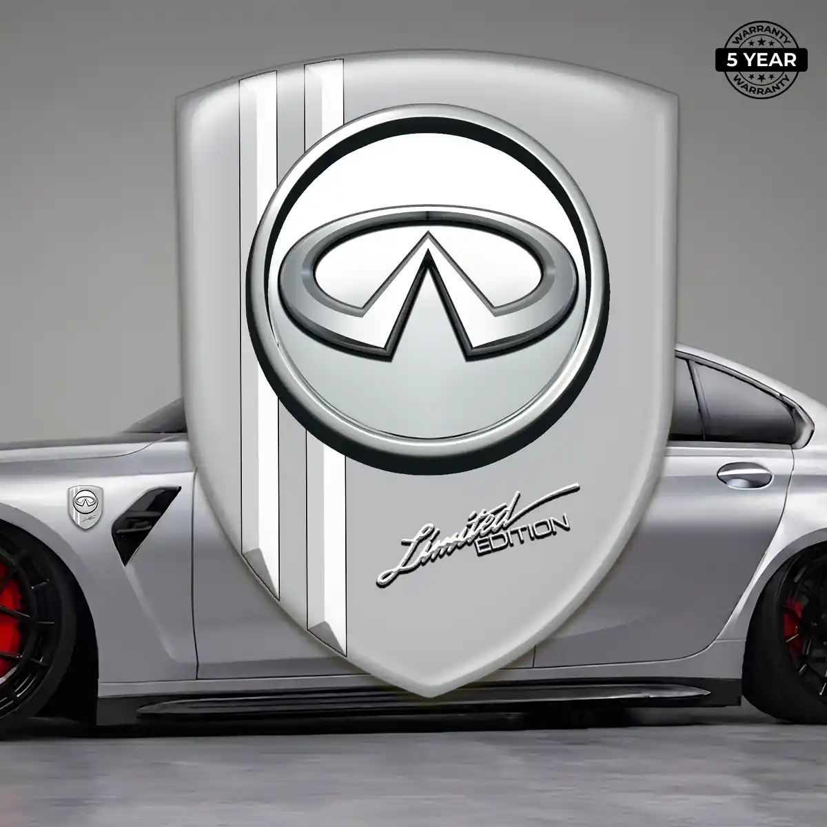 Infiniti Emblem Domed Badge Cabin Style