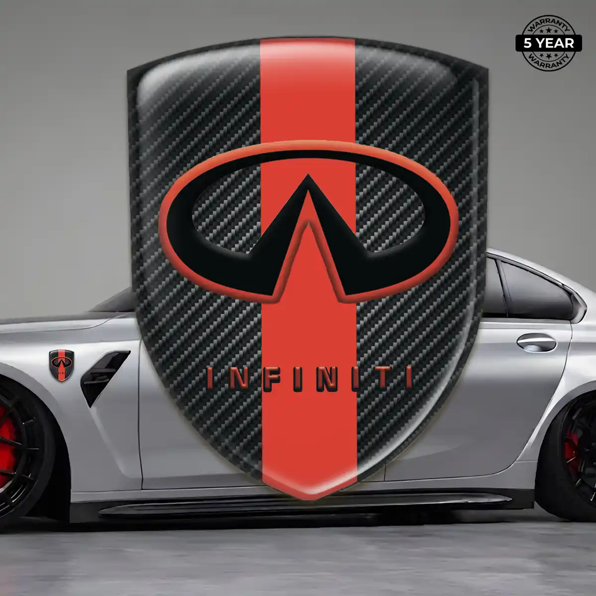 Infiniti Emblem Domed Badge Deluxe Edition