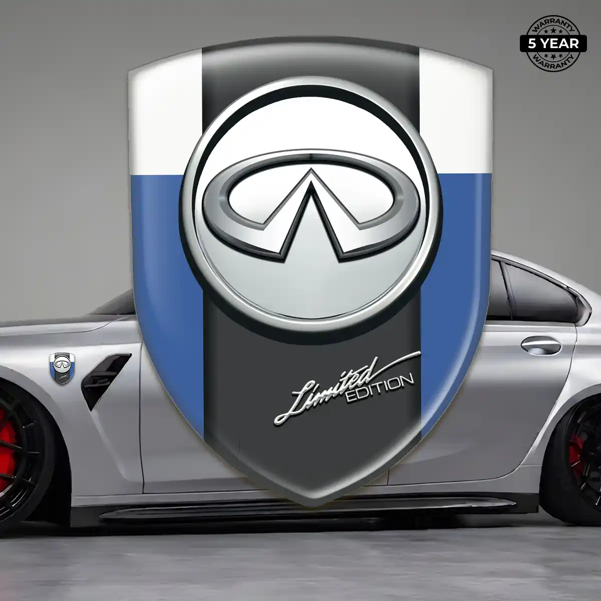 Infiniti Emblem Domed Badge Exterior Luxe