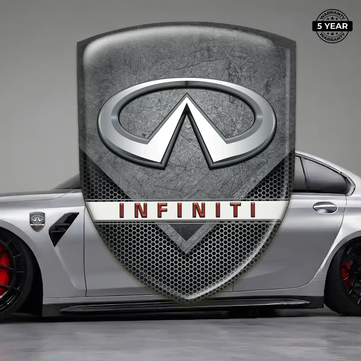 Infiniti Emblem Domed Badge Interior Elegance