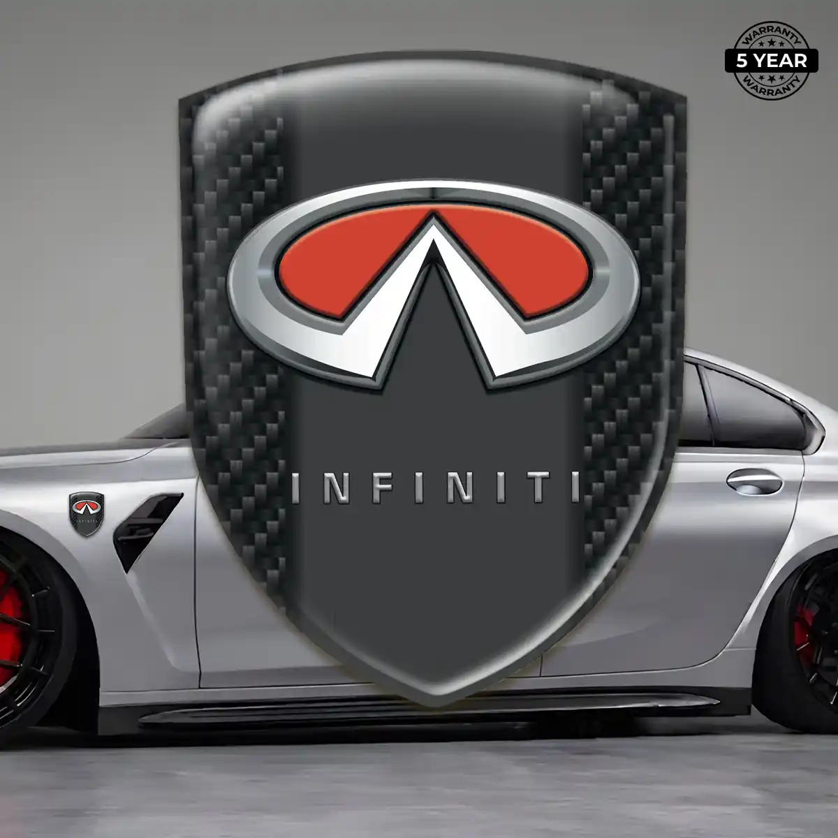 Infiniti Emblem Domed Badge Opulent Line