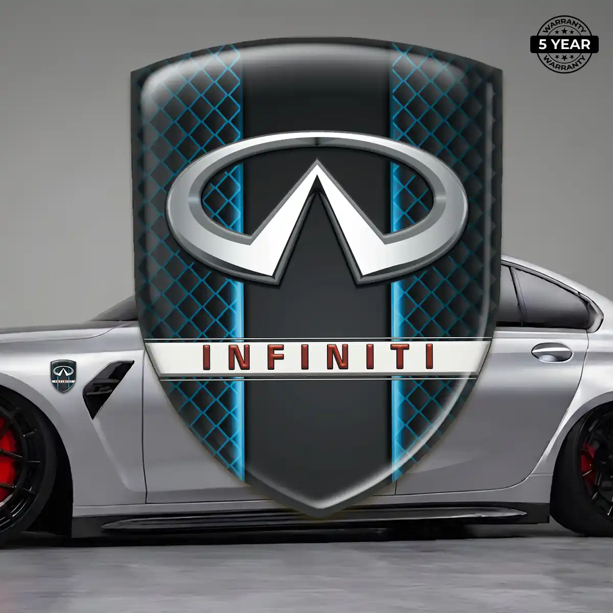 Infiniti Emblem Domed Badge Premium Dome