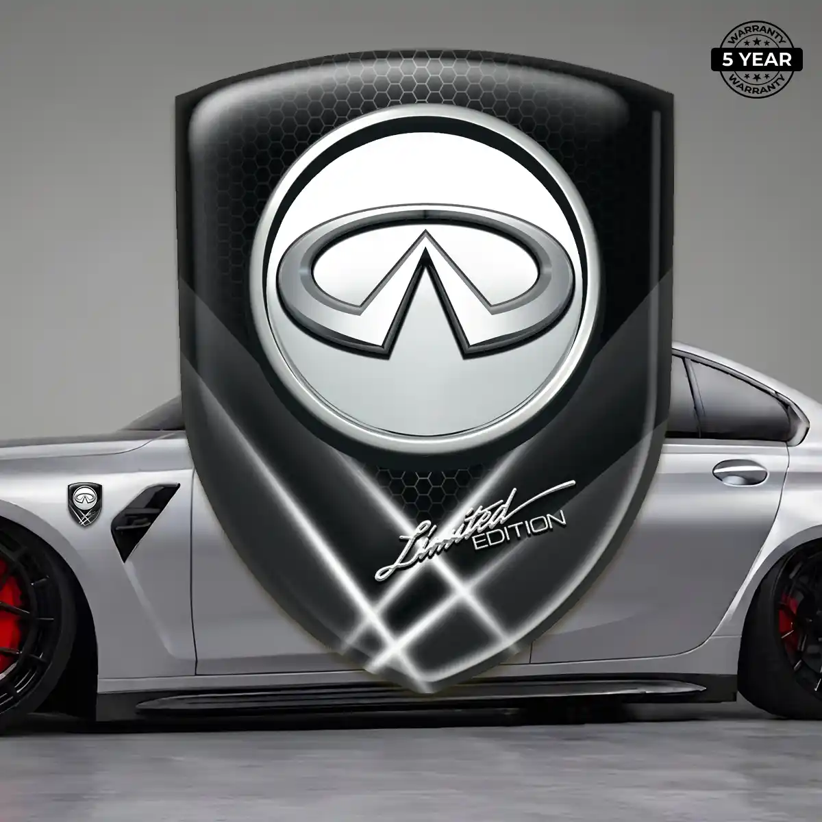 Infiniti Emblem Domed Badge Prime Quality