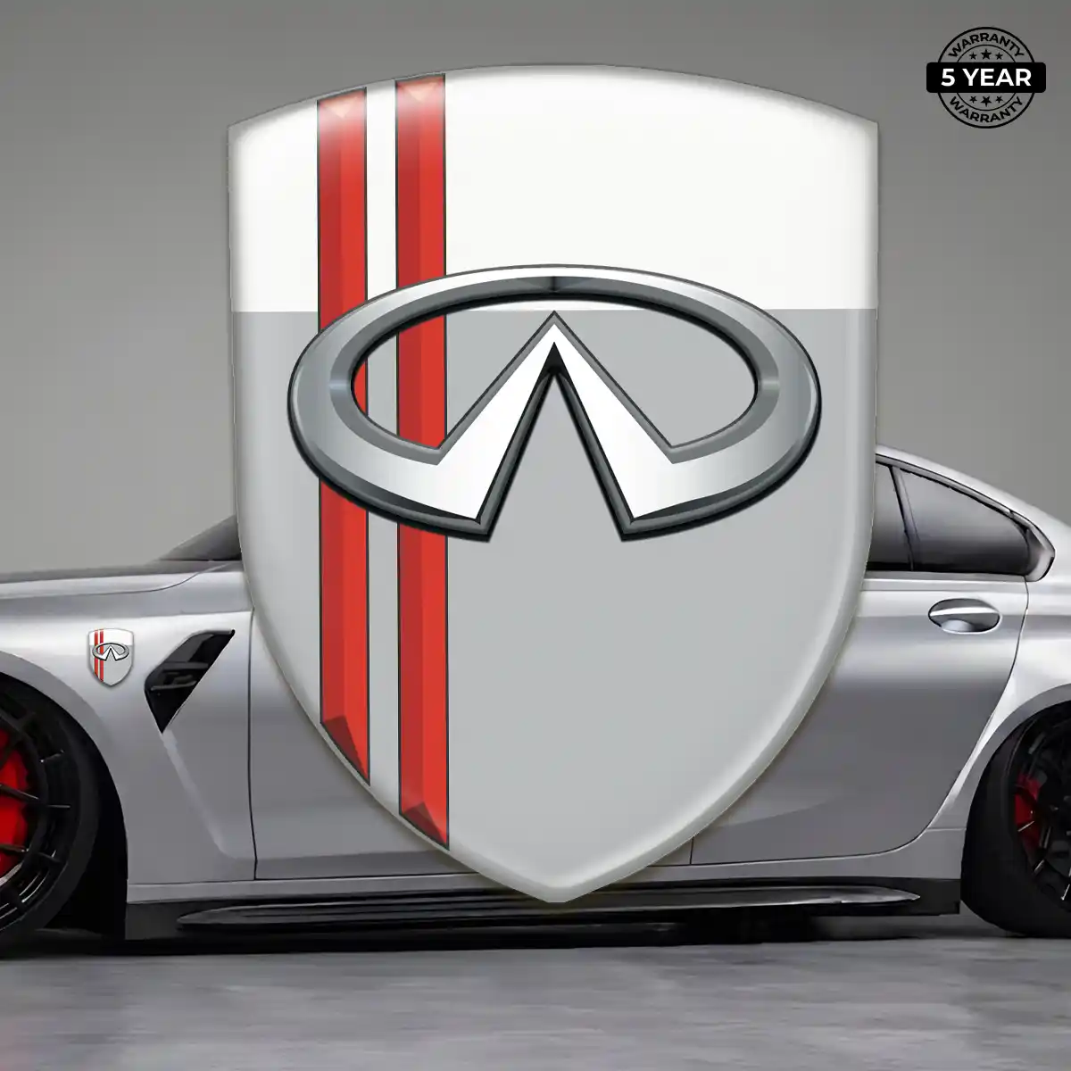 Infiniti Emblem Domed Badge Refined Design