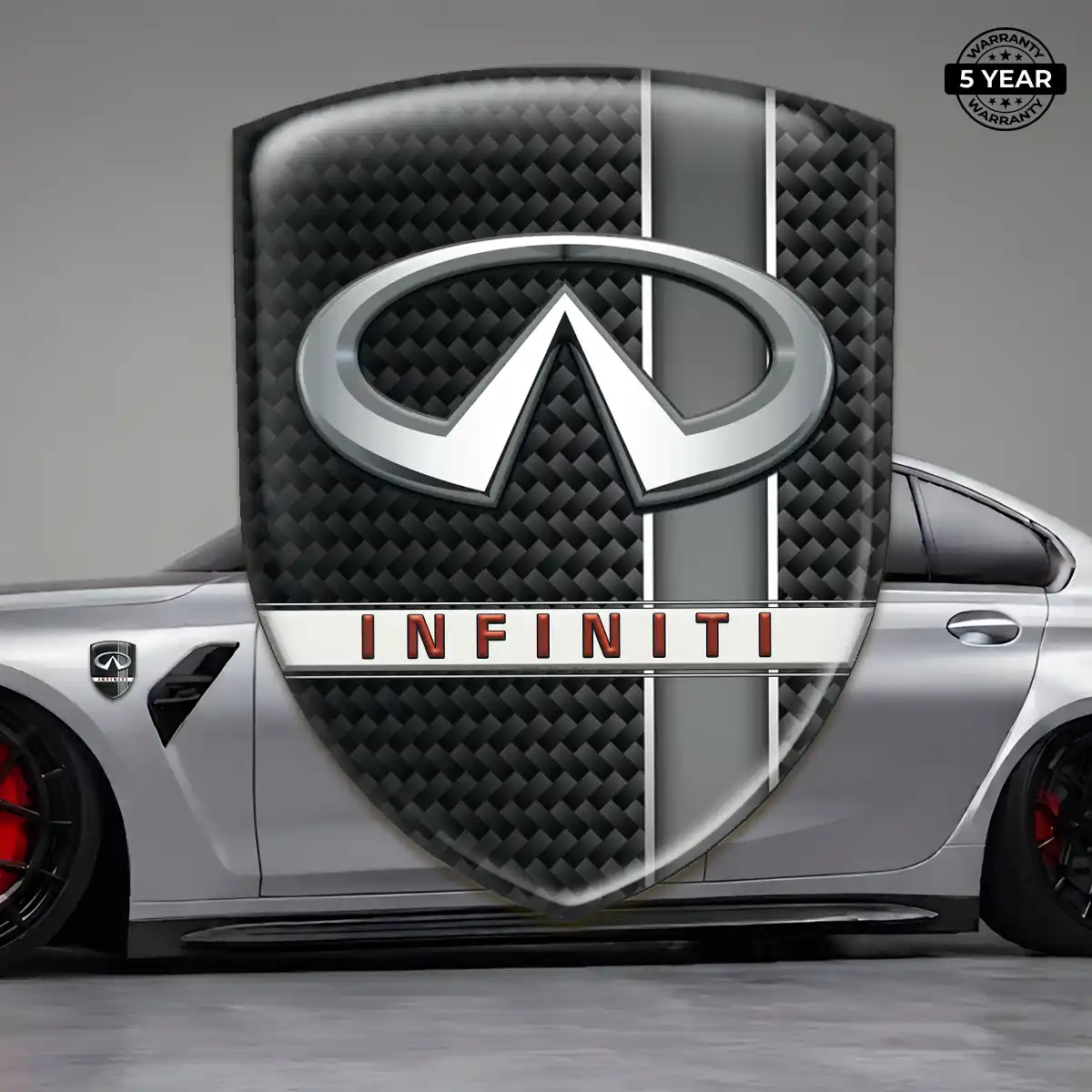 Infiniti Emblem Domed Badge Resin Elite