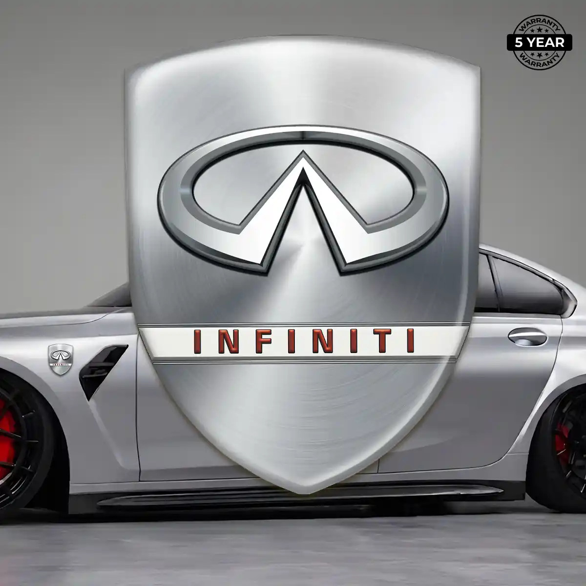 Infiniti Emblem Domed Badge Resin Luxe