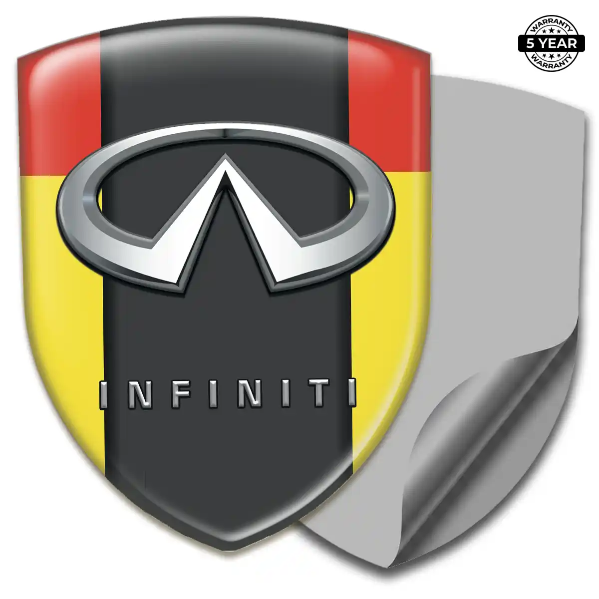 Infiniti Emblem Domed Badge Sport Tuning