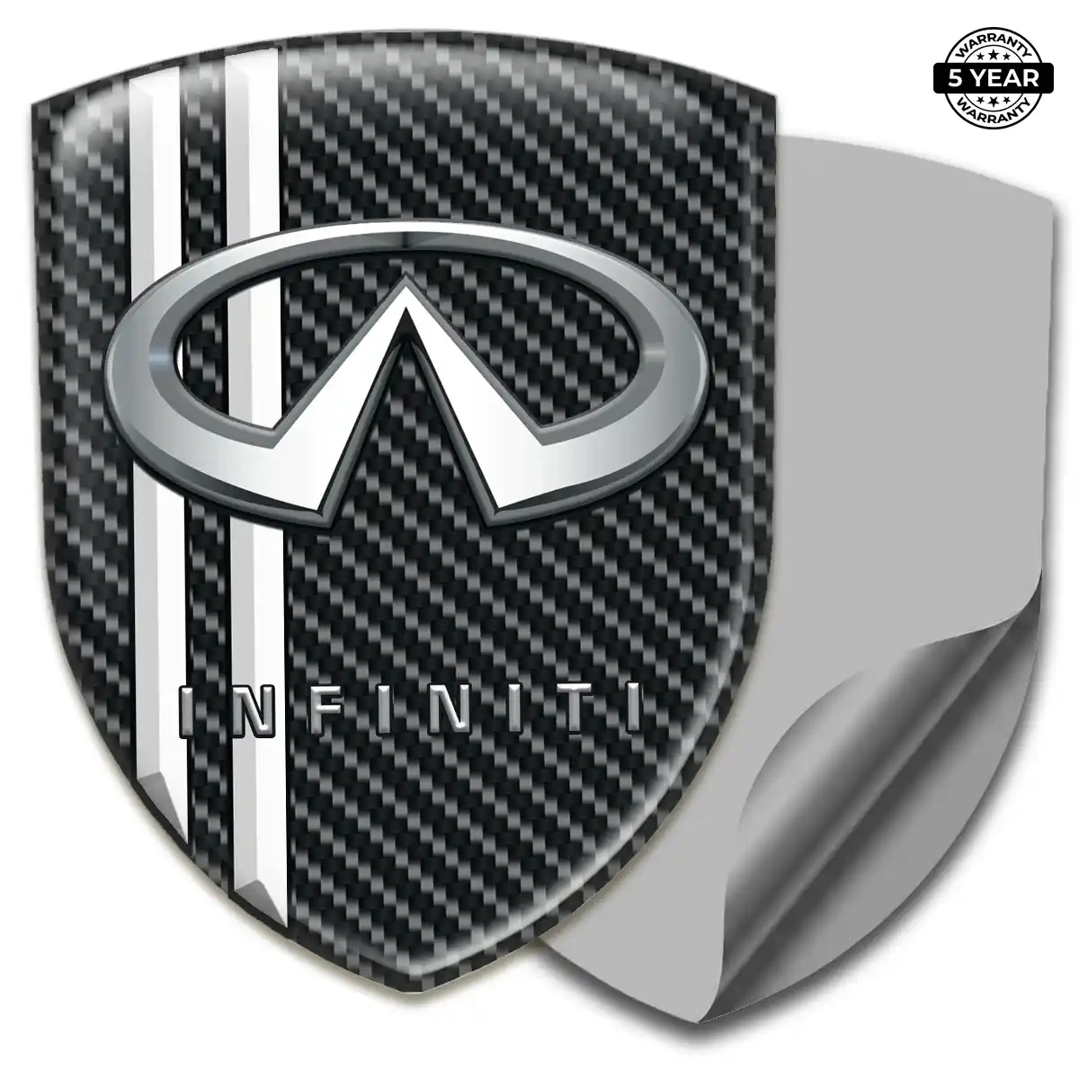 Infiniti Emblem Domed Badge Street Tuning