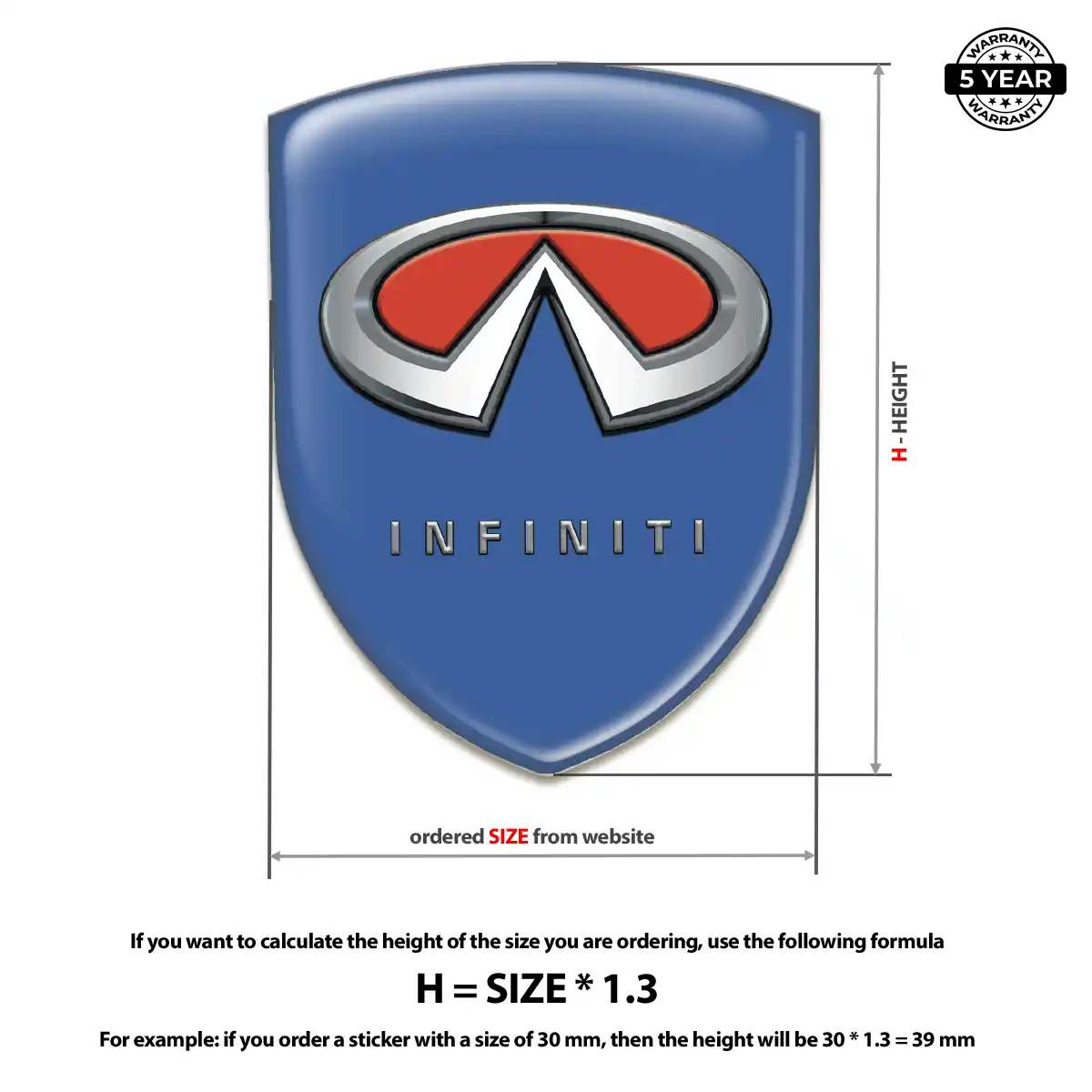Infiniti Emblem Logo Badge Elite Edition