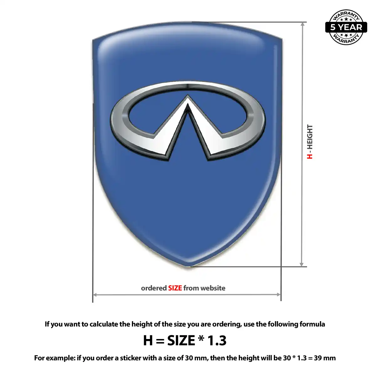 Infiniti Emblem Logo Badge Noble Edition