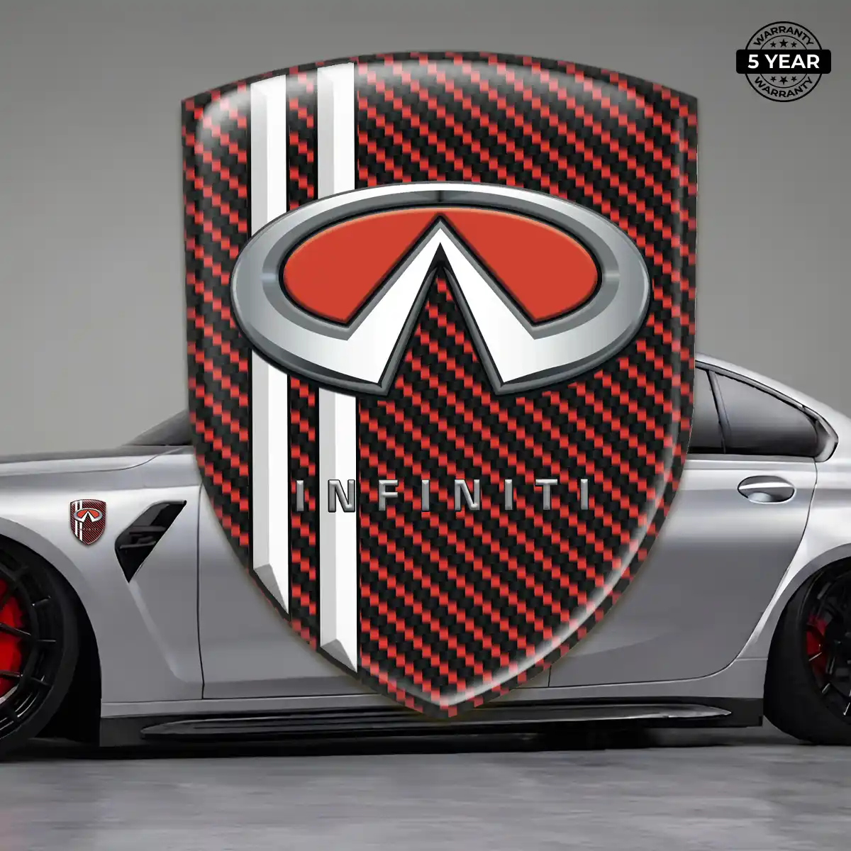 Infiniti Emblem Logo Badge Outer Style